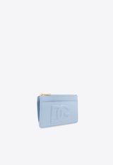 Dolce 
Gabbana Medium DG Logo Leather Cardholder Light Blue BI1261 AG081-80789