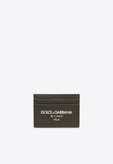 Dolce 
Gabbana Logo Print Leather Cardholder Green BP0330 AN244-HXII7