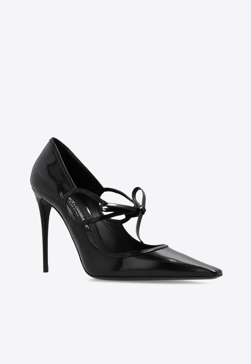 Dolce 
Gabbana Mun 105 Polished Leather Pumps Black CD1853 A1037-80999