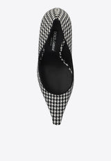 Dolce 
Gabbana Mun 105 Houndstooth Pumps Monochrome CD1872 A9V05-89697