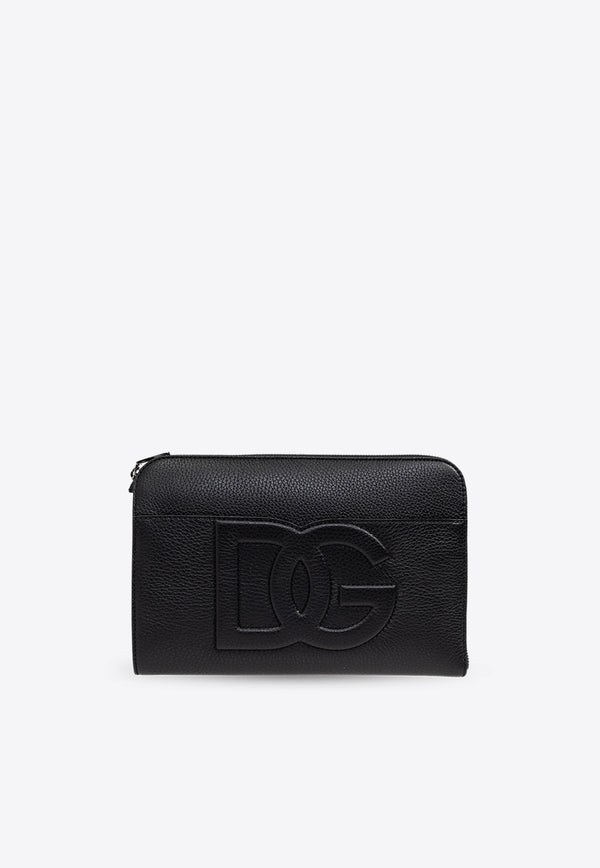 Dolce 
Gabbana Medium DG Logo Pouch Black BM2338 A8034-80999