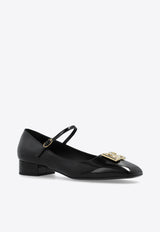 Dolce 
Gabbana Jackie 30 Mary-Jane Pumps in Polished Leather Black CD1814 A1037-80999