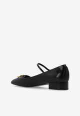 Dolce 
Gabbana Jackie 30 Mary-Jane Pumps in Polished Leather Black CD1814 A1037-80999