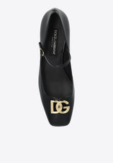 Dolce 
Gabbana Jackie 30 Mary-Jane Pumps in Polished Leather Black CD1814 A1037-80999