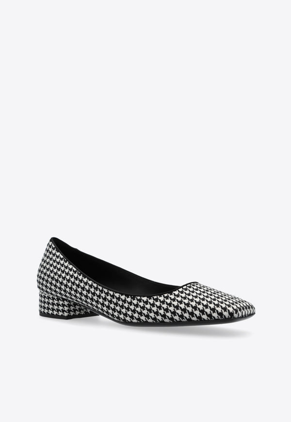 Dolce 
Gabbana Jacky 30 Houndstooth Pumps Black CD1873 A9V05-89697