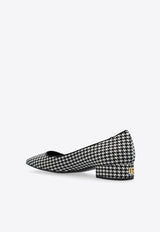 Dolce 
Gabbana Jacky 30 Houndstooth Pumps Black CD1873 A9V05-89697