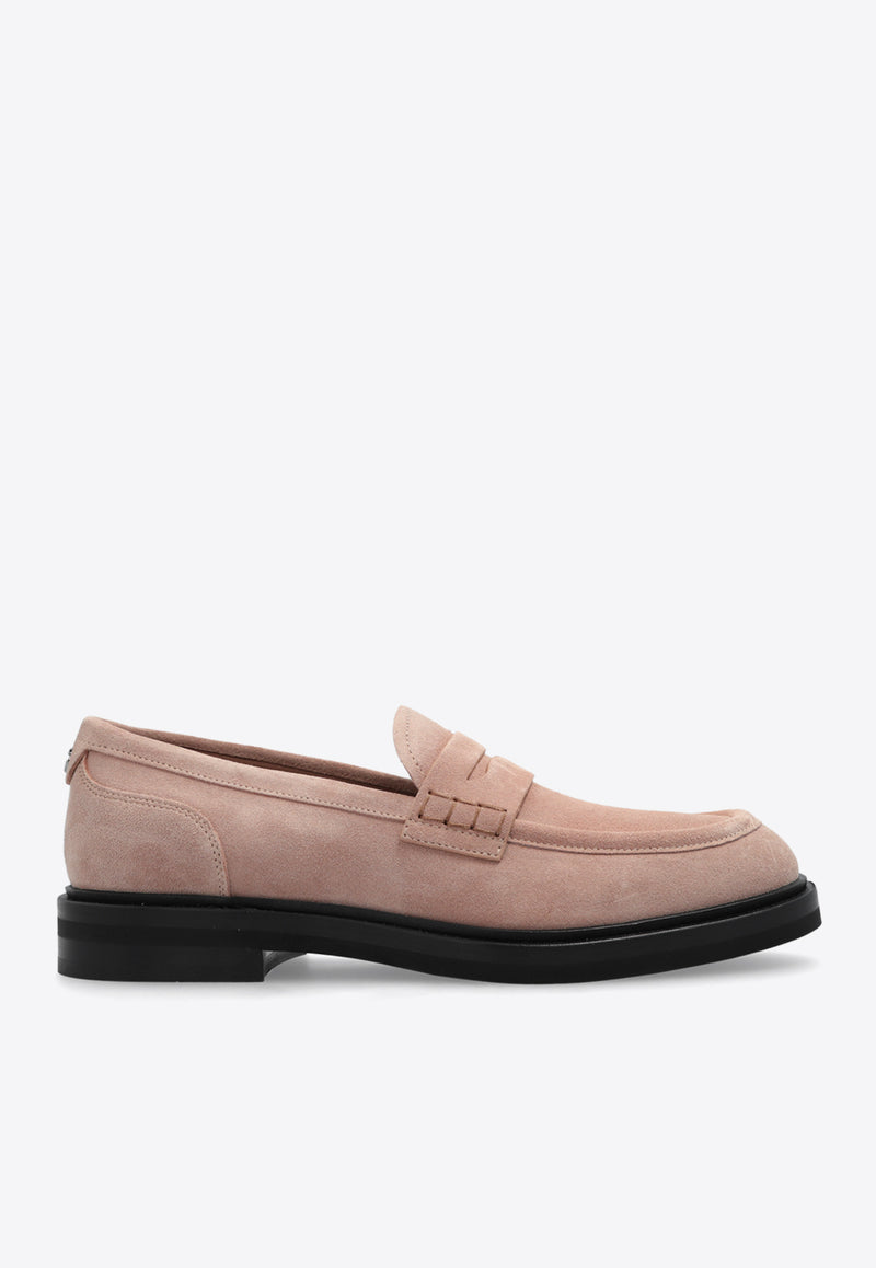 Dolce 
Gabbana Suede Penny Loafers Pink CM0078 AS915-8H424