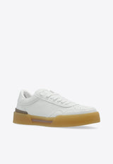 Dolce 
Gabbana New Roma Leather Low-Top Sneakers White CS2275 AV363-8B908