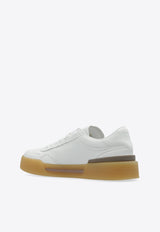 Dolce 
Gabbana New Roma Leather Low-Top Sneakers White CS2275 AV363-8B908