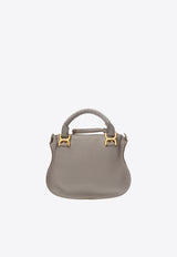 Chloé Mini Marcie Leather Top Handle Bag Gray CHC20SS827 161-053