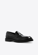 Dolce 
Gabbana Calf Leather Penny Loafers Black CM0078 A1203-80999