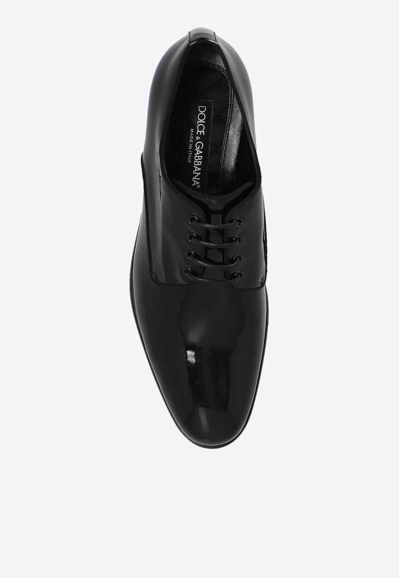 Dolce 
Gabbana Raffaello Patent Leather Derby Shoes Black CN0105 A1471-80999