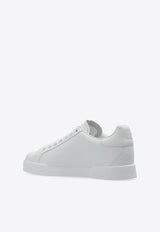 Dolce 
Gabbana Portofino Low-Top Leather Sneakers White CK2277 AV066-89642