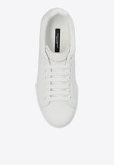 Dolce 
Gabbana Portofino Low-Top Leather Sneakers White CK2277 AV066-89642