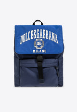 Dolce 
Gabbana Kids Boys Varsity Logo Backpack Navy EM0137 AU541-89717