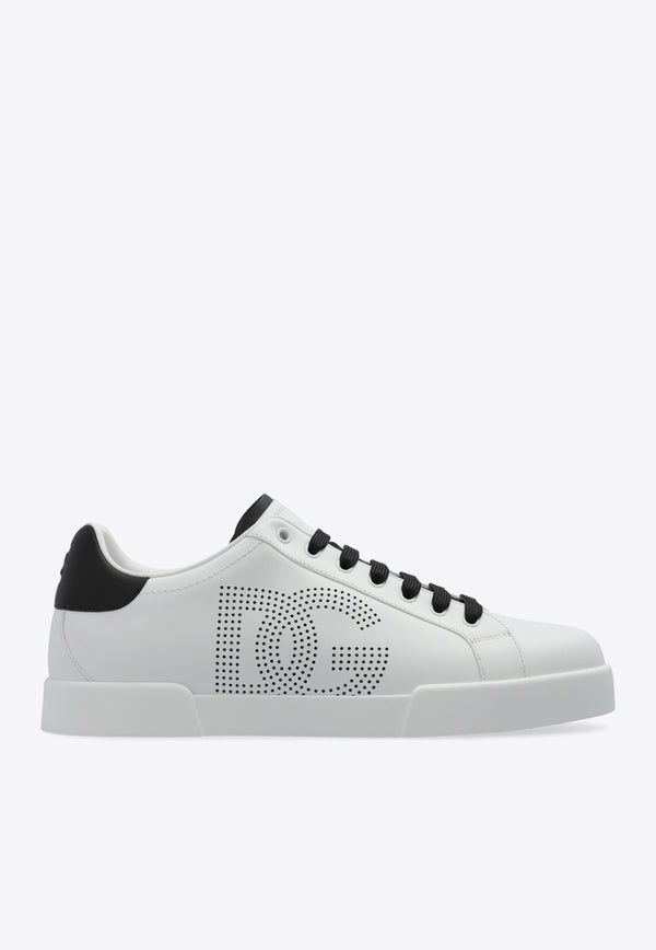 Dolce 
Gabbana Portofino Leather Low-Top Sneakers White CS2277 AV066-89697