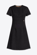 Dolce 
Gabbana Raschel Tweed Mini Dress Black F6ARVT HUMUA-N0000