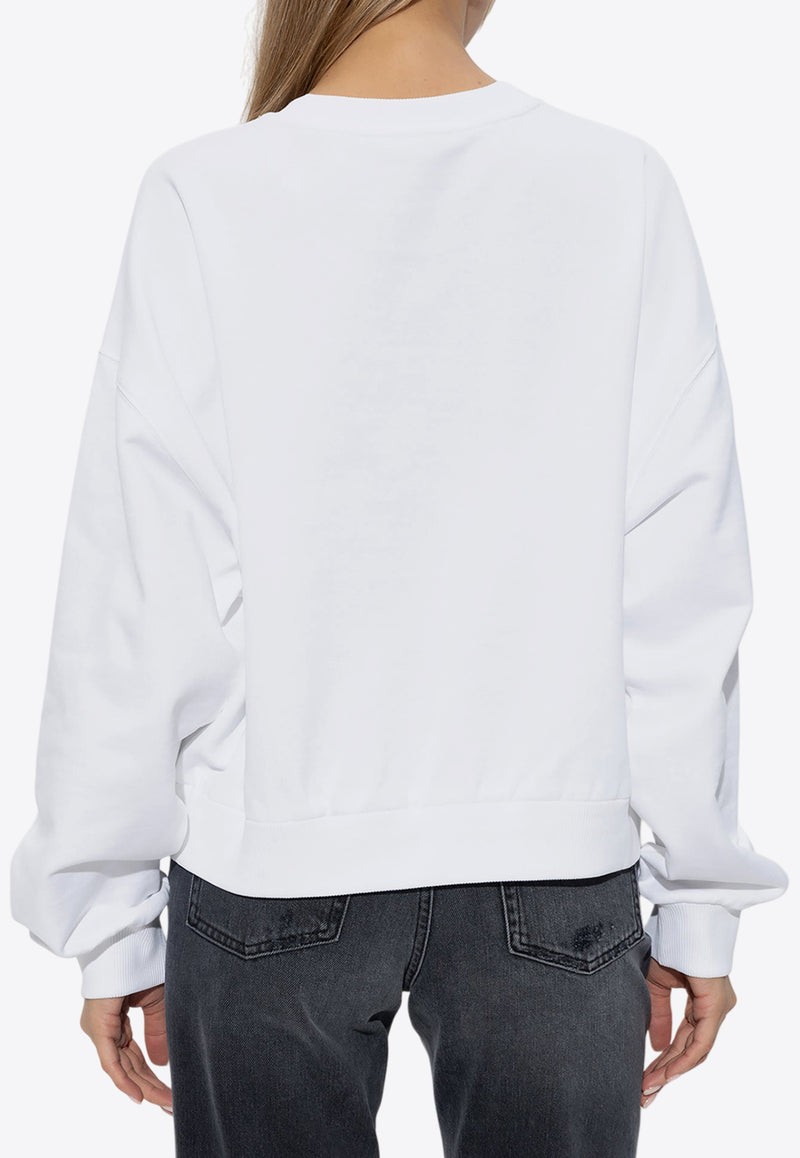 Dolce 
Gabbana DG Milano Patch Sweatshirt White F9Q92Z GDBVW-S8400