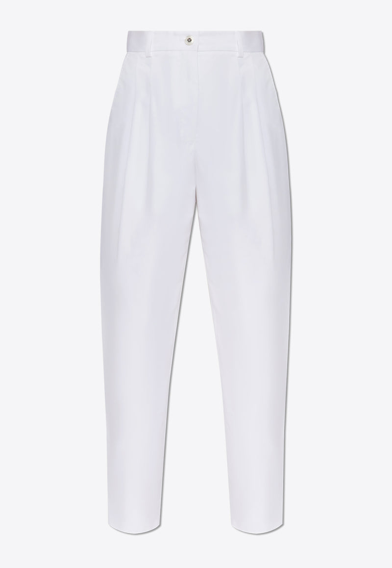 Dolce 
Gabbana Tailored Tapered Pants White FTC5ZT FU61D-W0800