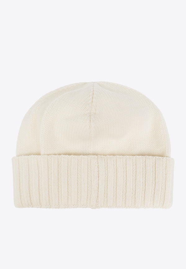 Dolce 
Gabbana DG Logo Cashmere Beanie Cream FXQ06Z JAWZ9-W0001