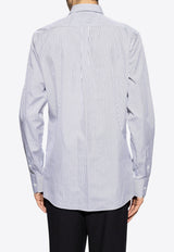 Dolce 
Gabbana Striped Long-Sleeved Shirt White G5MA2T FRTA7-S8051