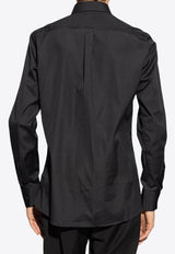 Dolce 
Gabbana Long Sleeved Button-Up Shirt Black G5EJ1T FU5U8-N0000