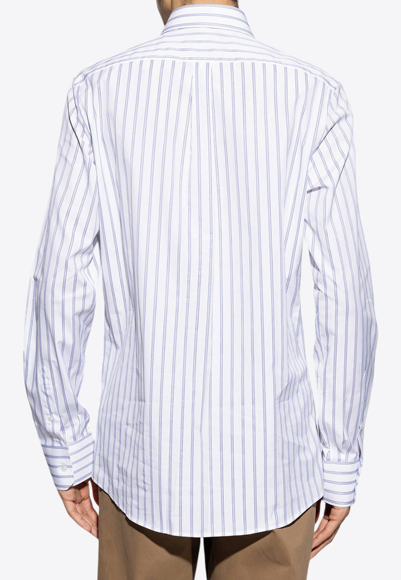 Dolce 
Gabbana Long-Sleeved Striped Shirt White G5LB0T FR5Z0-S8051