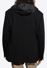 Dolce 
Gabbana Single-Breasted Blazer with Hooded Vest Black G9ABFT GF788-N0000