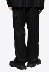 Dolce 
Gabbana Wool Cargo Pants Black GV3OHT FU21Q-N0000