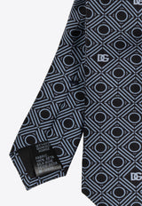 Dolce 
Gabbana Silk Patterned Tie Navy GT149E G0WSO-X0802