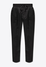 Dolce 
Gabbana Straight-Leg Track Pants Black GYACET GG731-N0000