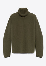 Dolce 
Gabbana Wool High-Neck Sweater Green GXW24T JCVW7-V2091