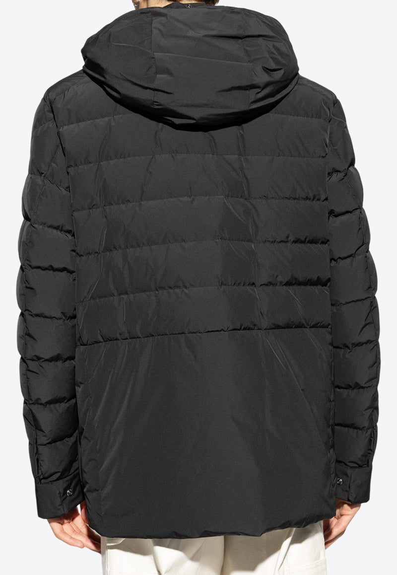 Moncler Arpettaz Zip-Up Down Jacket Black J20911A00061 549MF-999