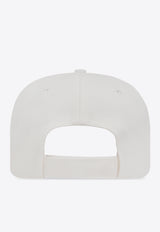 Moncler Pixel Logo Appliqué Baseball Cap White J20913B00014 0U162-034