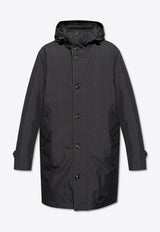 Moncler Gialorgues Zip-Up Long Parka Jacket Black J20911C00005 597IF-999