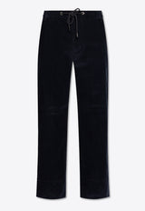 Moncler Straight-Leg Corduroy Pants Blue J20912A00033 549UU-779