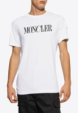 Moncler Logo Print T-shirt White J20918C00031 89A17-001