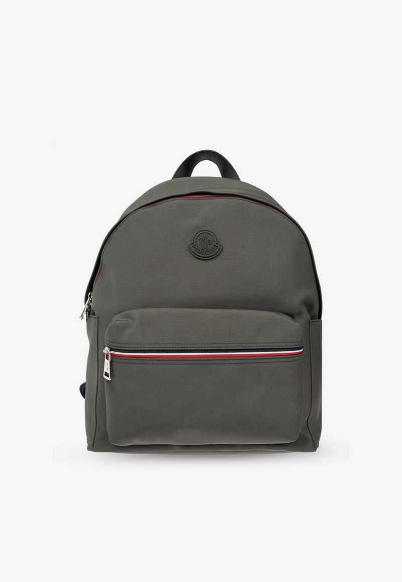 Moncler New Pierrick Logo Patch Backpack Green J209A5A00009 M4162-893