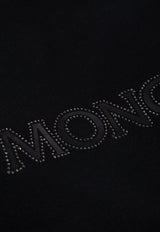 Moncler Crystal Logo Crewneck T-shirt Black J20938C00021 89AIJ-999