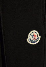 Moncler Logo Patch Track Pants Black J20938H00009 89ALE-999