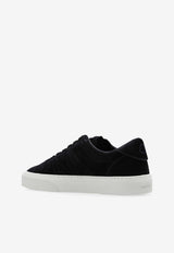 Moncler Monaco Suede Low-Top Sneakers Blue J209A4M00060 M4499-772