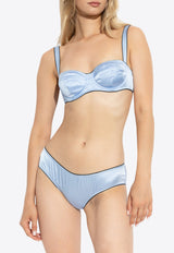 Dolce 
Gabbana Satin Balconette Bra Light Blue O1A12T ONO13-F3981