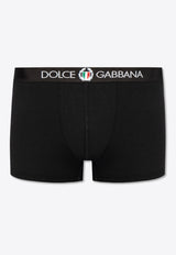 Dolce 
Gabbana Logo Band Jersey Boxers Black M4C03J ONN94-N0000