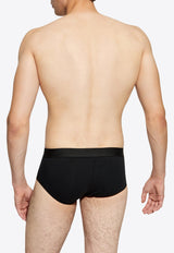 Dolce 
Gabbana Tri-Color Emblem Stretch Briefs Black M3C03J ONN94-N0000