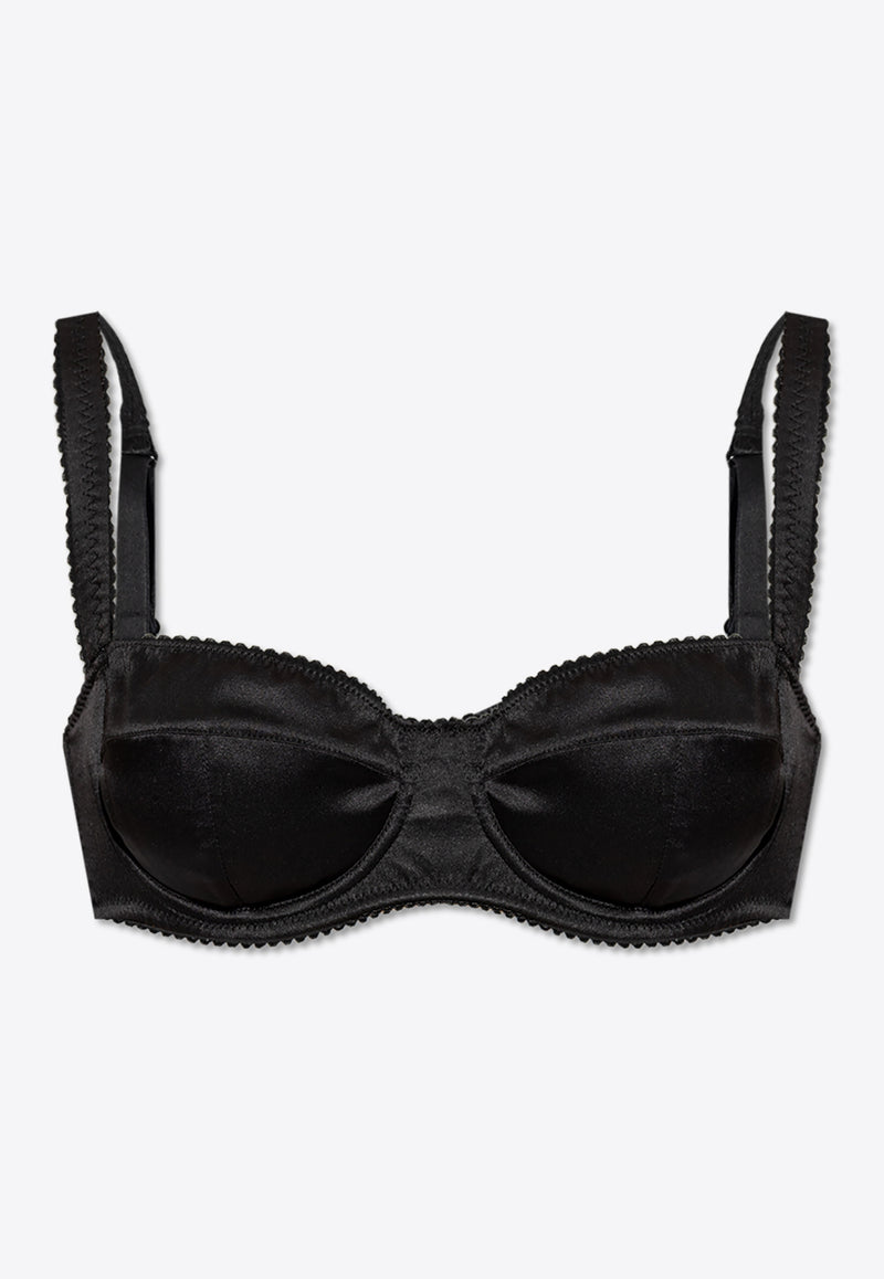 Dolce 
Gabbana Satin Balconette Bra Black O1A12T ONO13-N0000