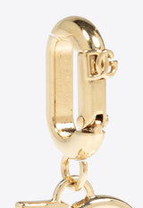 Dolce 
Gabbana DG Logo Brass Clasp Pendant Gold WVQ5L1 W1111-ZOO00