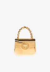 Versace Mini La Medusa Metallic Top Handle Bag Gold 1003016 1A12484-1X000