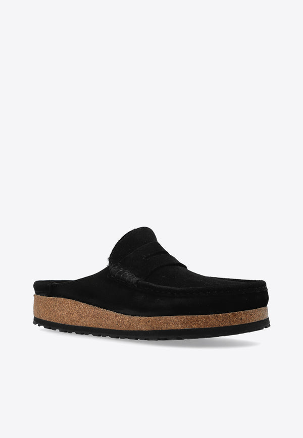 Birkenstock Naples Shearling Mules Black 1028110 0-BLACK