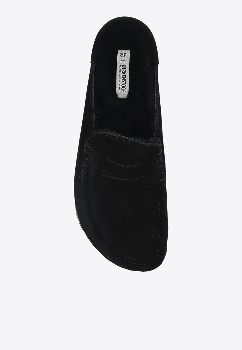 Birkenstock Naples Shearling Mules Black 1028110 0-BLACK