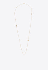 Tory Burch Kira Pearl Long Chain Necklace Gold 157210 0-137